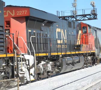 Locomotive CN2277 right side / coté droit